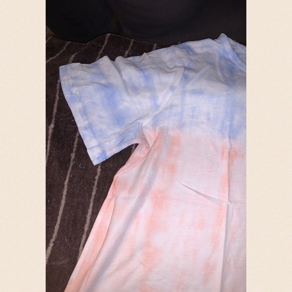 Sky Multi Color Cloud Tie Dye T-Shirts - Picture 8 of 8